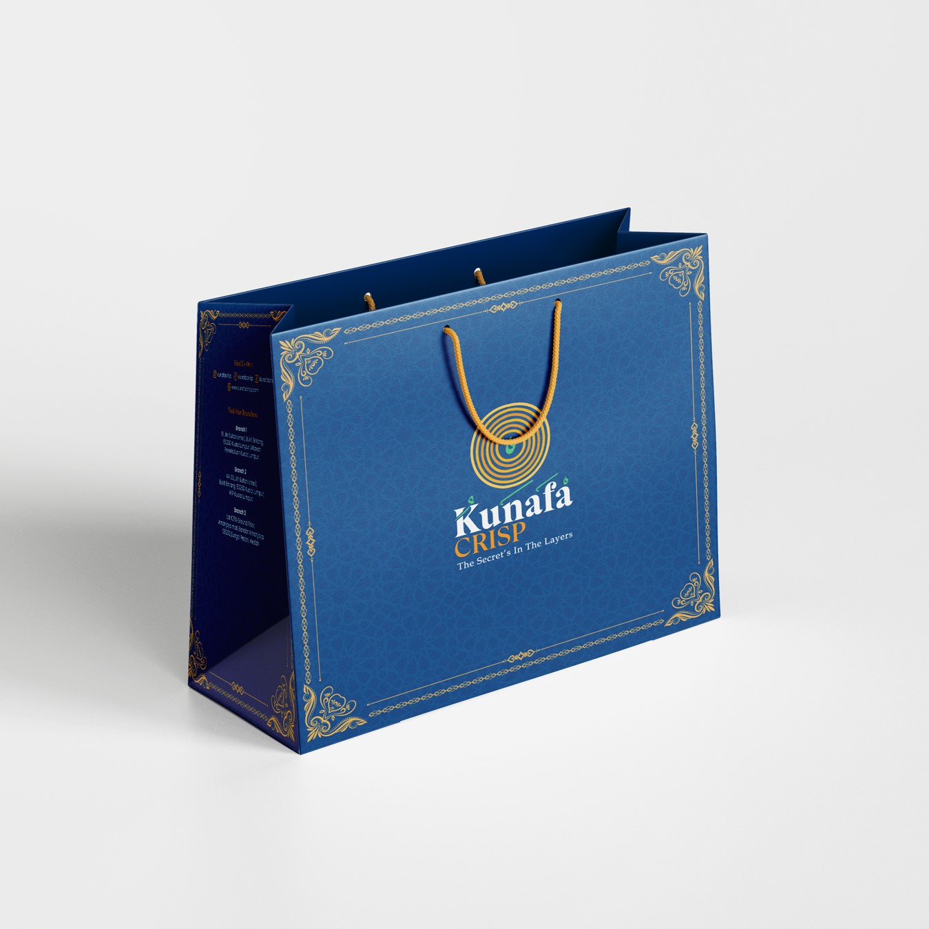 Exclusive Kunafa Crisp Paper Bag